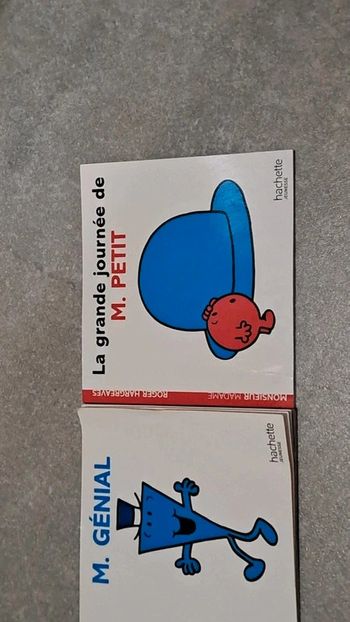 Lot de deux Monsieur :Génial &Petit