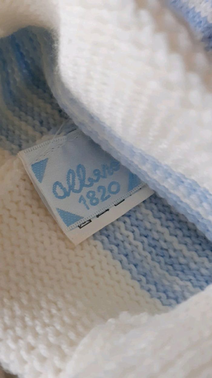 Ensemble neuf bonnet moufles écharpe naissant - photo numéro 5