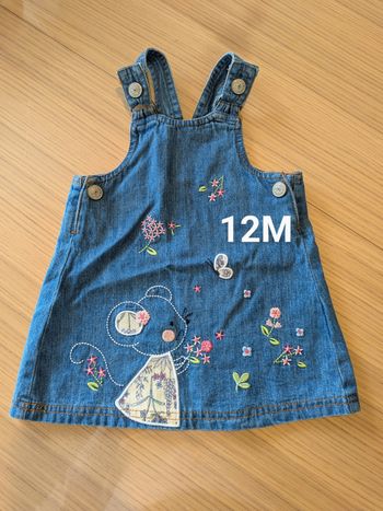 Robe en jean 12M PLUS