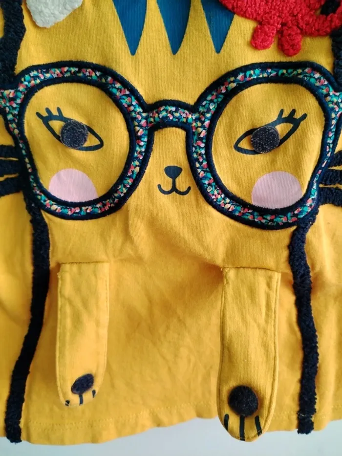 T-shirt manches longues chat'lut DPAM 8 ans - photo numéro 5