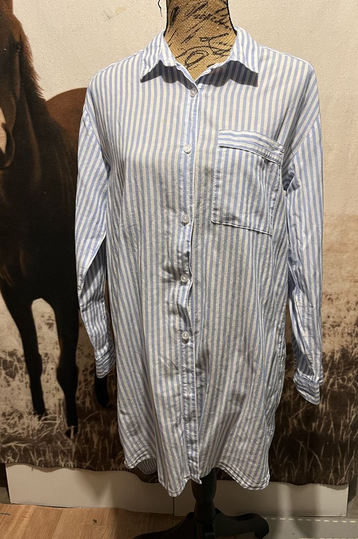 Chemise XXL à rayures (XS)