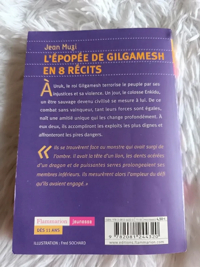 Livre L'épopée de Gilgamesh en 8 récits _ dès 11 ans _ Flammarion Jeunesse _ Jean Muzi - photo numéro 14