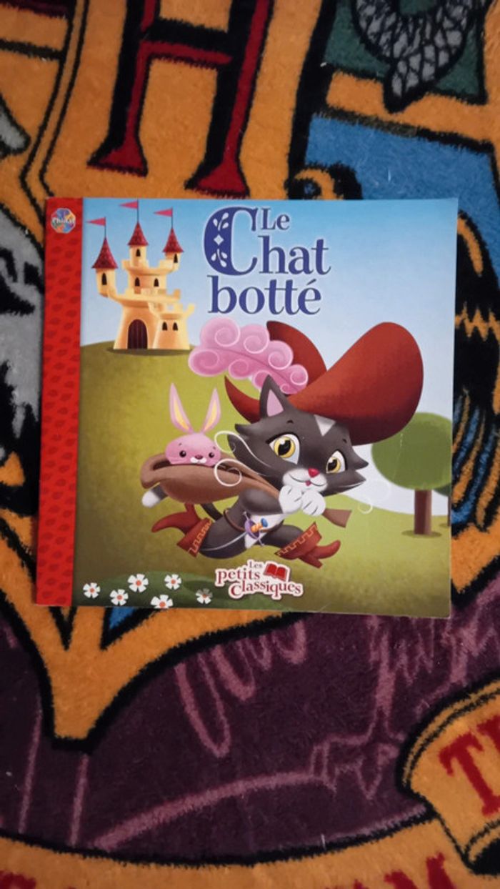 Livre conte chat botté