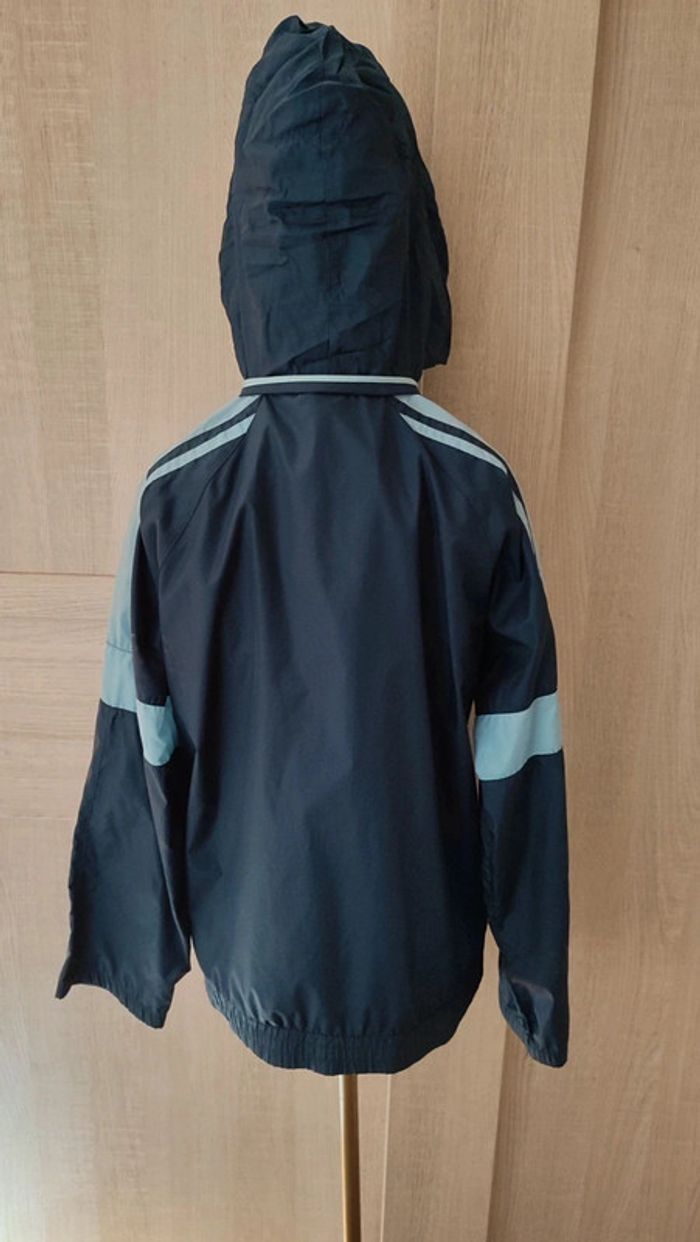 Veste Vintage Imperméable Bleu – Style K-Way – Taille 14 ans – TBE - photo numéro 4