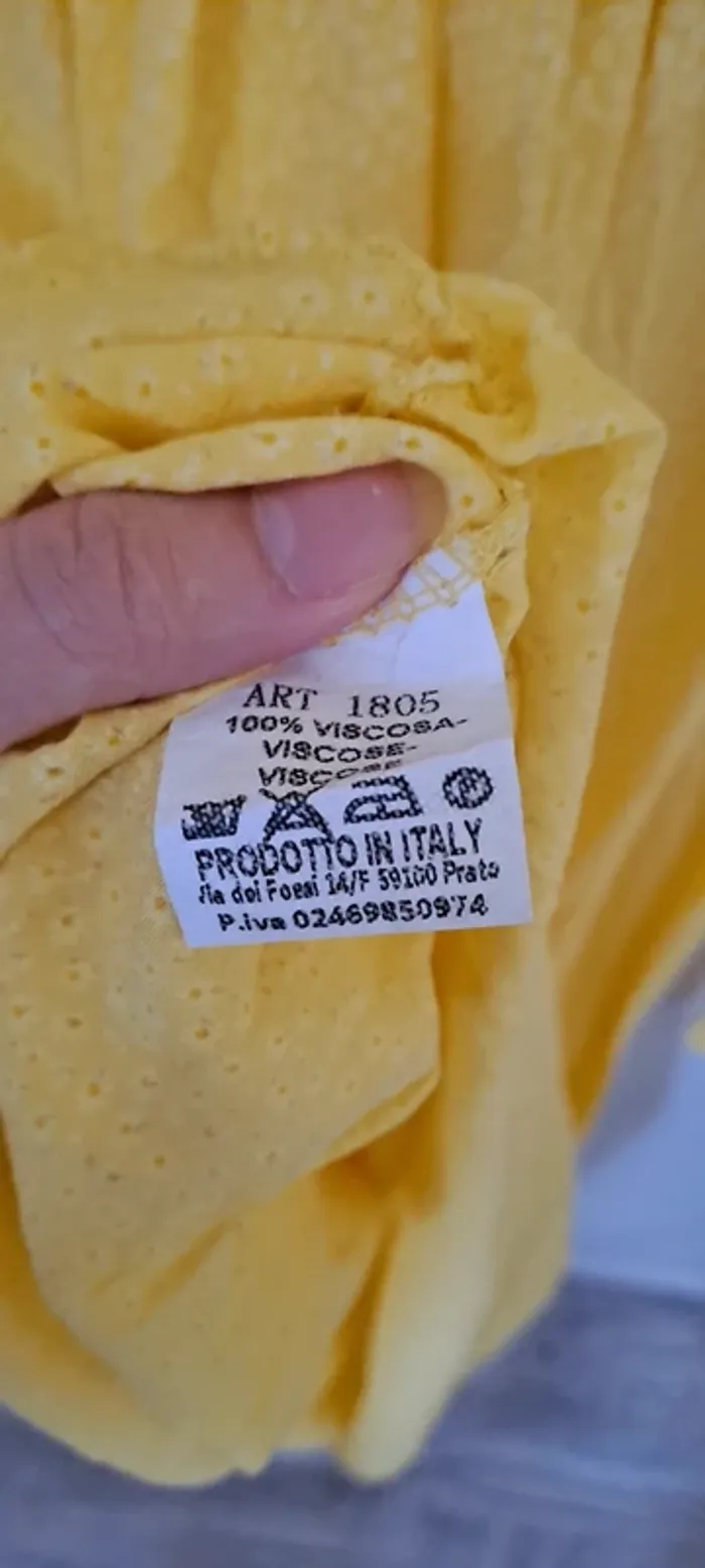 Robe longue jaune d'été - photo numéro 5