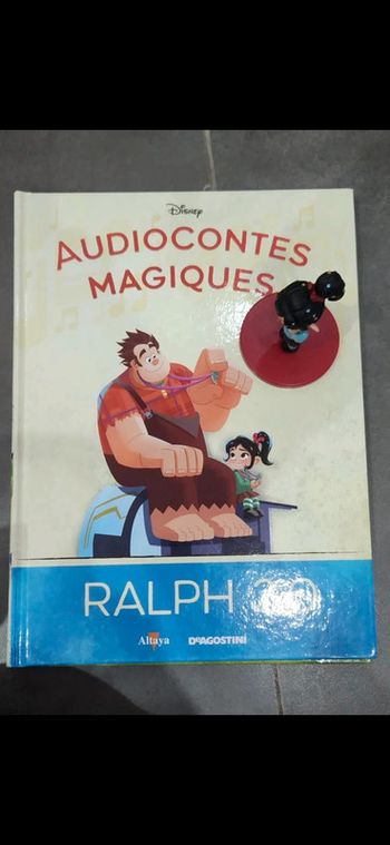 Numéro64 Livre + figurine édition audiocontes Magiques Altaya édition disney audio compte conte