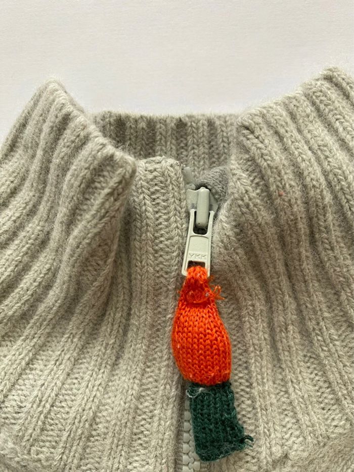 Lot de 4 gilets / pulls zippés chauds - 18 mois - Du pareil au même & autre - TBE - photo numéro 10