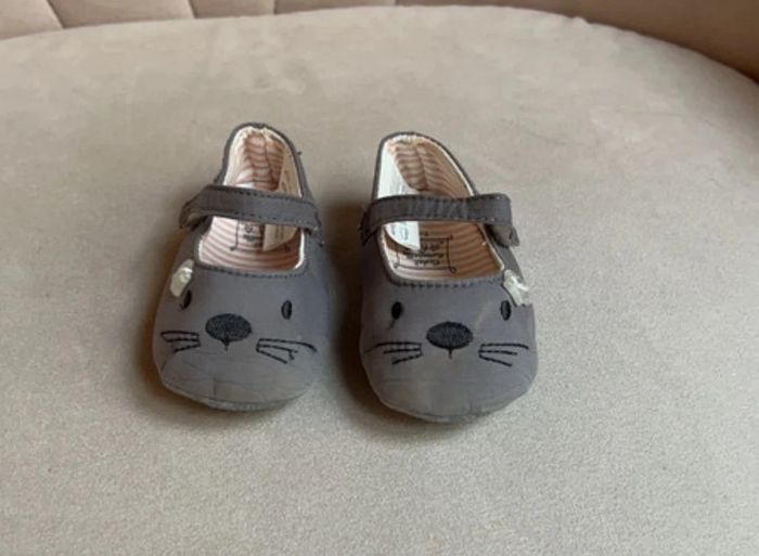 Lot 3 paires de chaussons bébé fille tailles 16 et 19 - Cadet Rousselle Hello Kitty Obaïbi - photo numéro 16