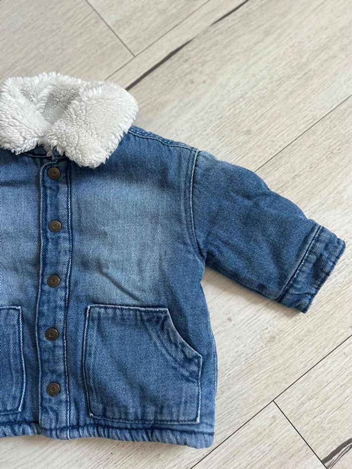 Veste polaire en jean - photo numéro 2