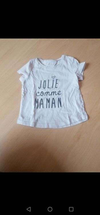 Tee-shirt bébé manche courte