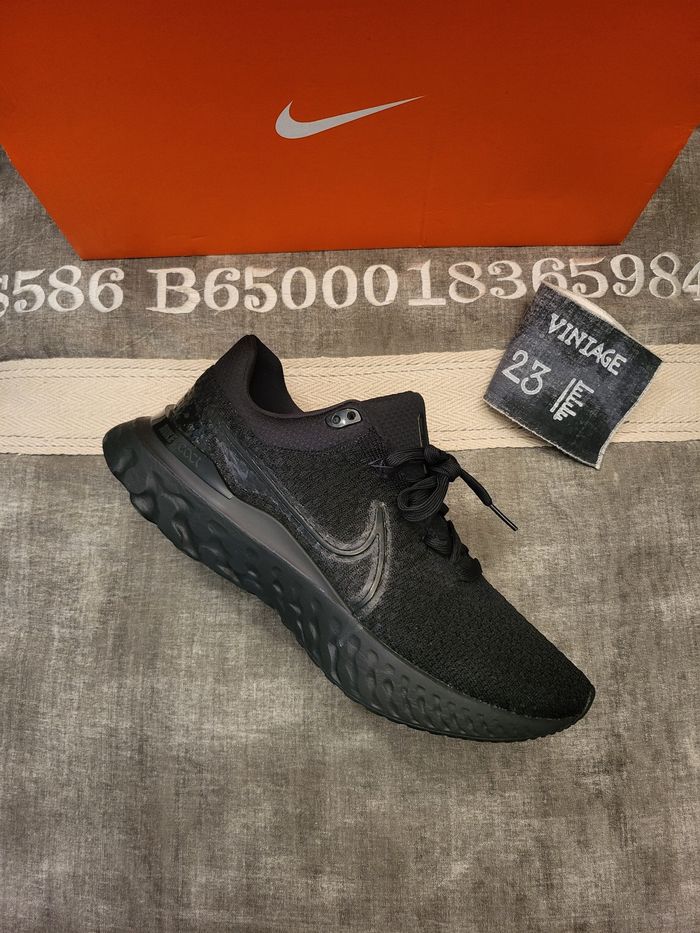 Nike React Infinity Run Flyknit 3 Triple Black - DH5392005 - Size : 45.5 🌈🌈 - photo numéro 2