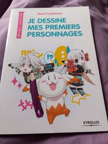 Livre "je dessine mes premiers personnages" manga