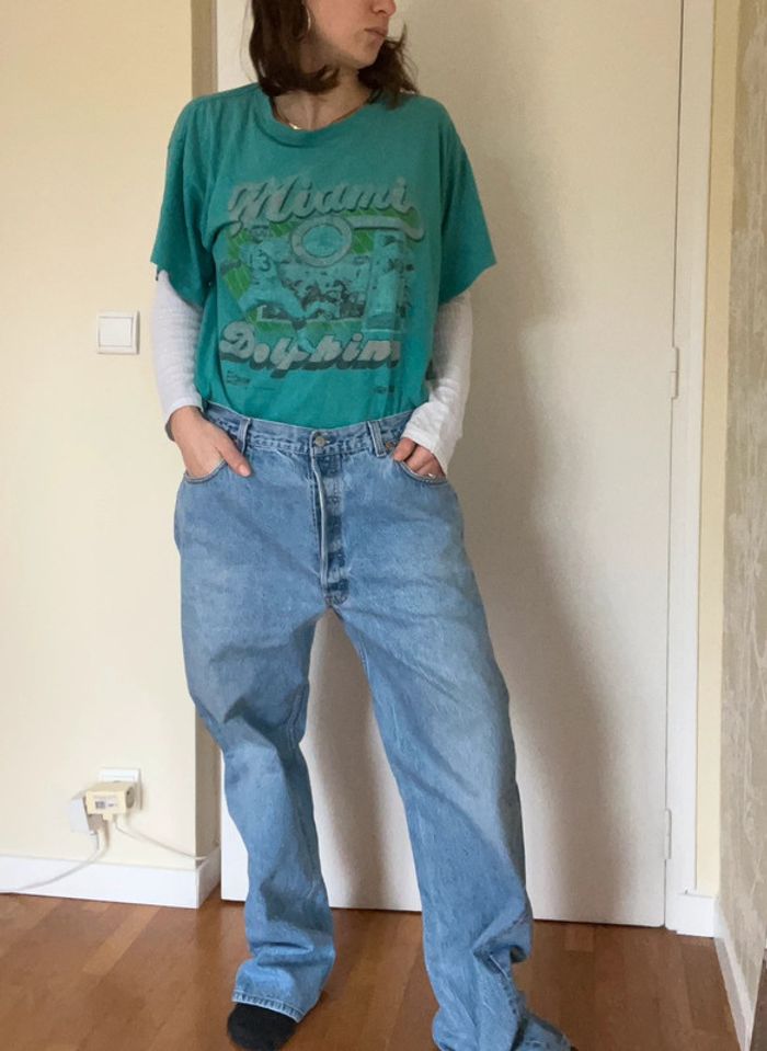 Pantalon/ jean coupe droite Levis authentique vintage made in usa - photo numéro 5