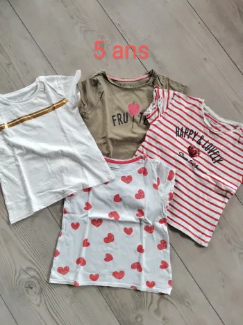 Lot t-shirt 5 ans