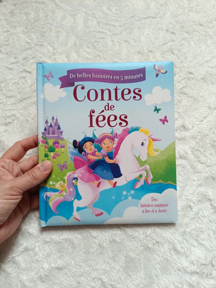 Livre enfant Contes de fées de belles histoires en 5 minutes Licorne Igloobooks