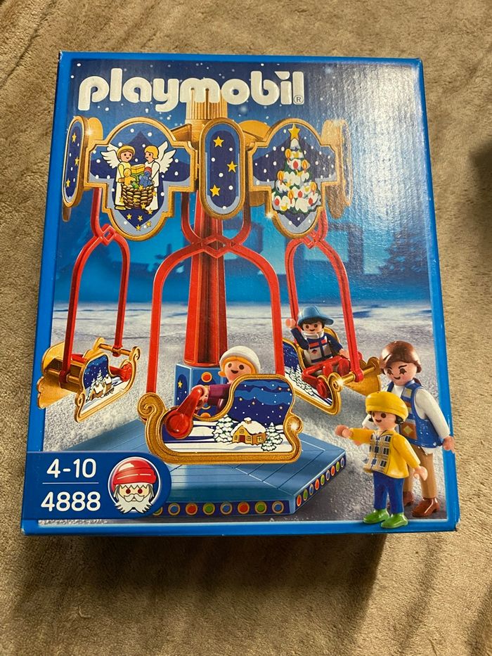 Playmobil 4888  Manège avec Luges boîte neuve