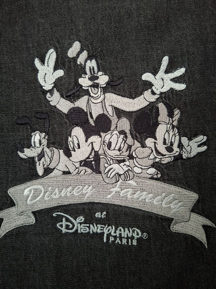 Chemise grise en jean Disney Vintage - photo numéro 4