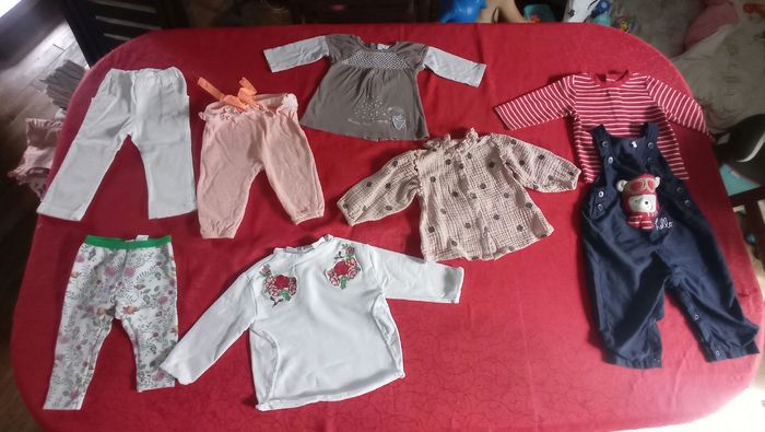 Lot de vêtements fille 9 mois