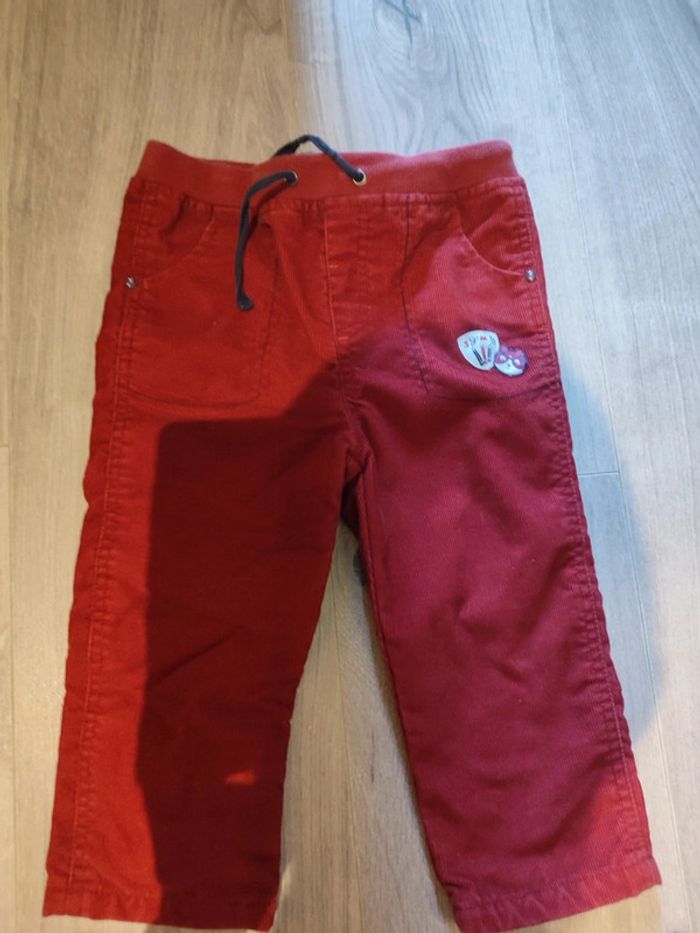 Pantalon velours 2 ans