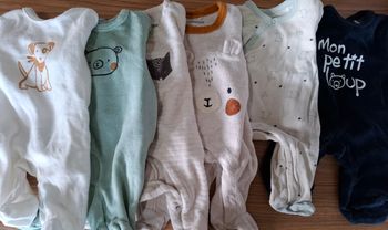 Lot 6 pyjamas 1 mois orchestra