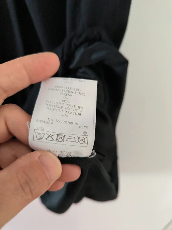 Robe courte. Noire. Etam. Taille 44 - photo numéro 5