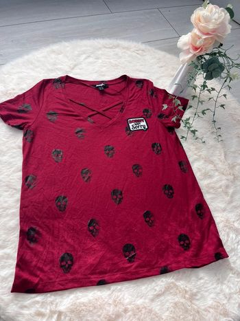 tee-shirts imprimé tête de mort