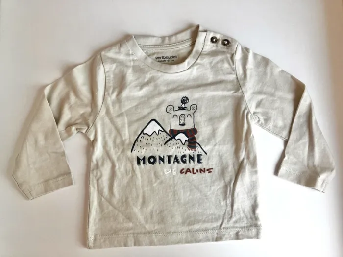 T-shirt manches longues 6mois
