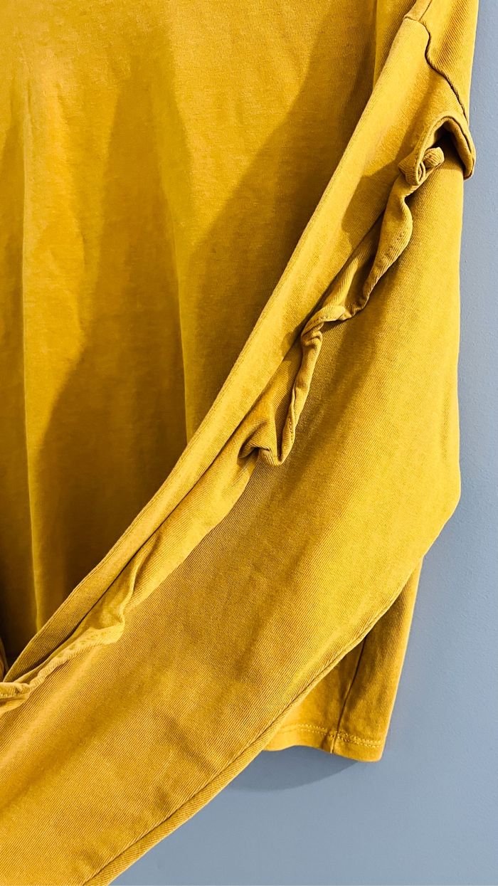 Sweat pull haut femme jaune Taille S Bershka - photo numéro 4