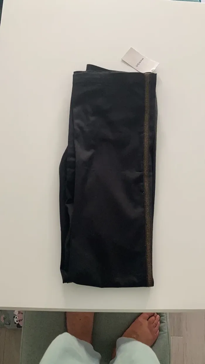 Pantalon noir Mango - photo numéro 3
