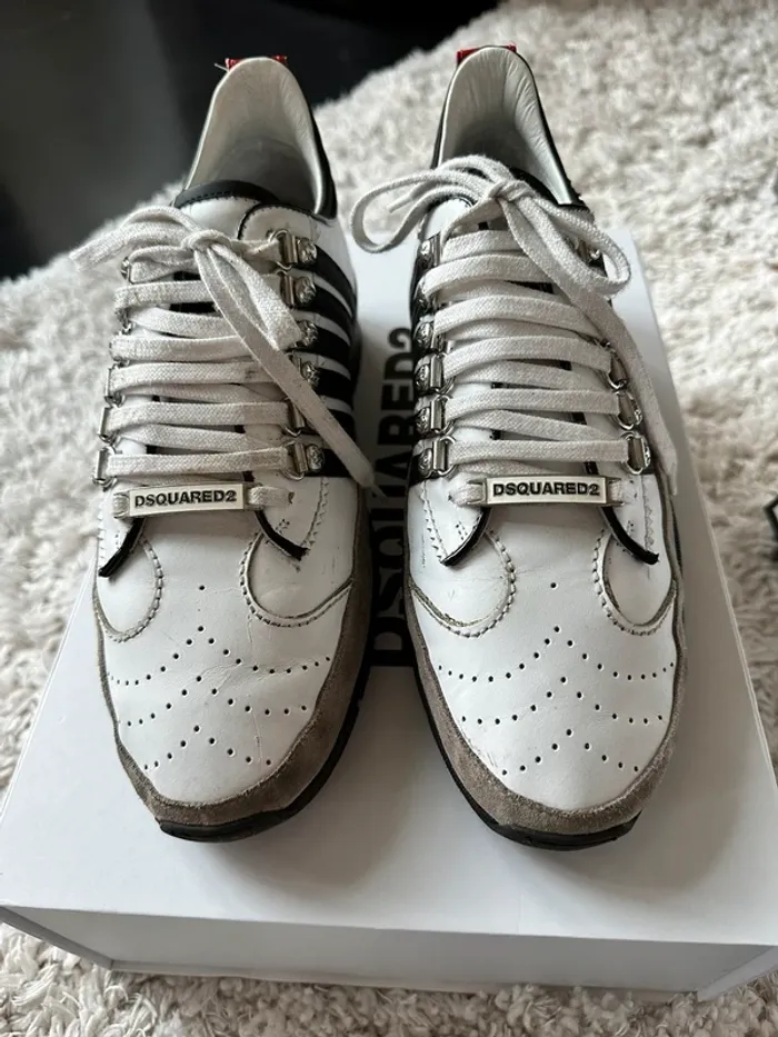 Basket dsquared2 blanche