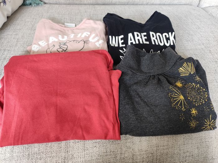 Lot tee shirt manches longues - photo numéro 5