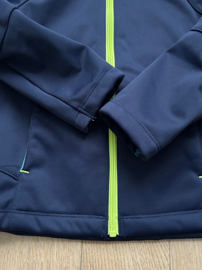 Veste Softshell Quechua bleu marine 4-5ans - photo numéro 3