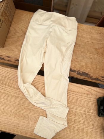 Legging pantalon de sport hunkemoller blanc crème état neuf XS