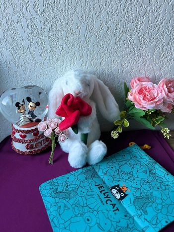 Peluche lapin amour 🧡 