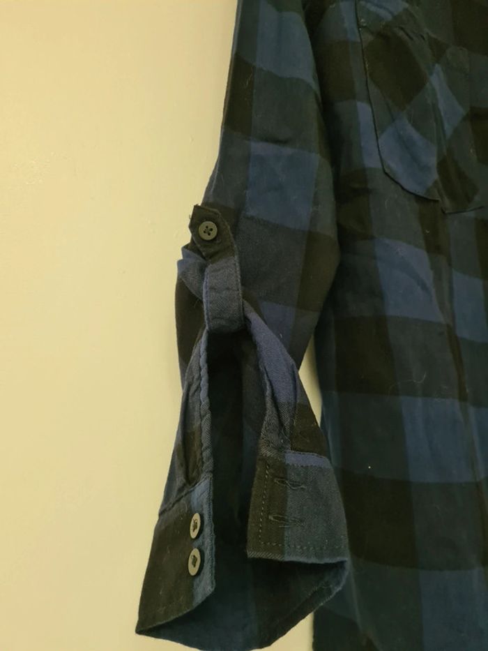 Blouse chemise bleu - marque Camaïeu - photo numéro 5