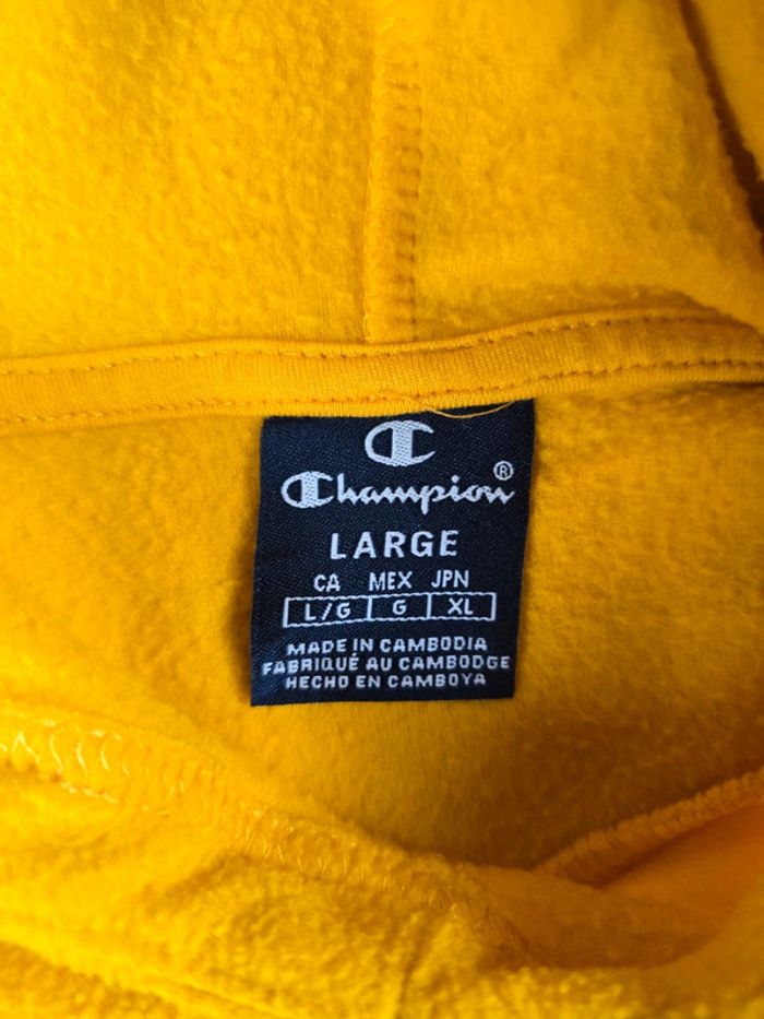 Veste polaire à capuche champion homme taille L - photo numéro 9