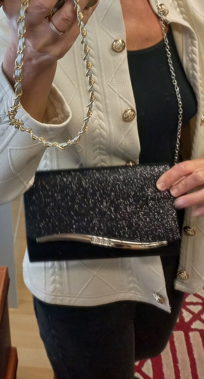 Pochette de cérémonie noire - photo numéro 7