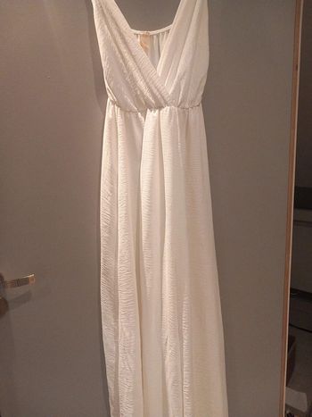 Robe fluide été S crème