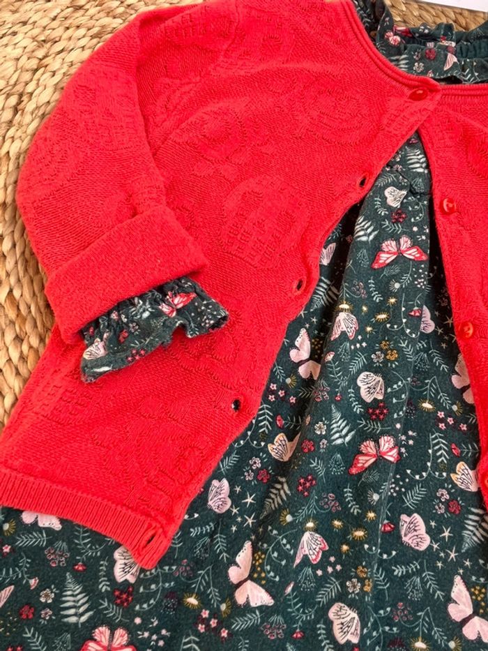 Ensemble robe et gilet 24 mois - photo numéro 3