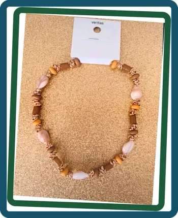 Collier coquillages tour de cou Veritas
