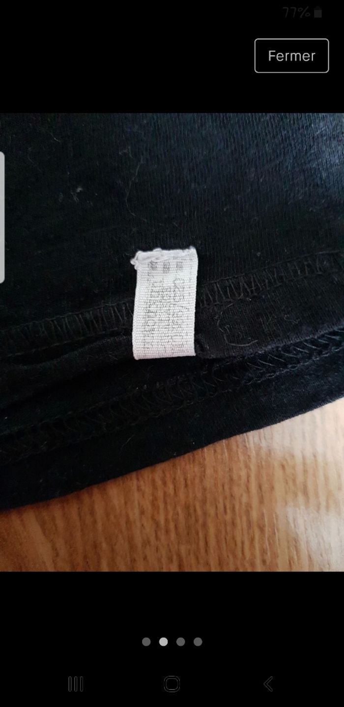 T-shirt mixte manches longues noir - Kiabi - 8 ans - photo numéro 3