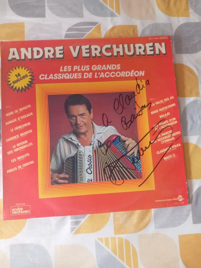 33T André Verchuren les plus grands classiques de l'accordéon