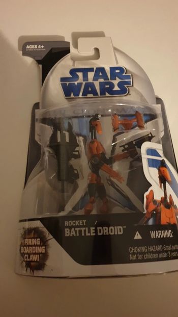 Figurine star wars: rocket battle droid