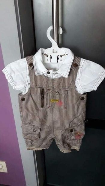 Salopette short
