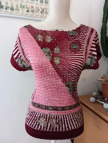 Top froissé vintage Eli Newyork