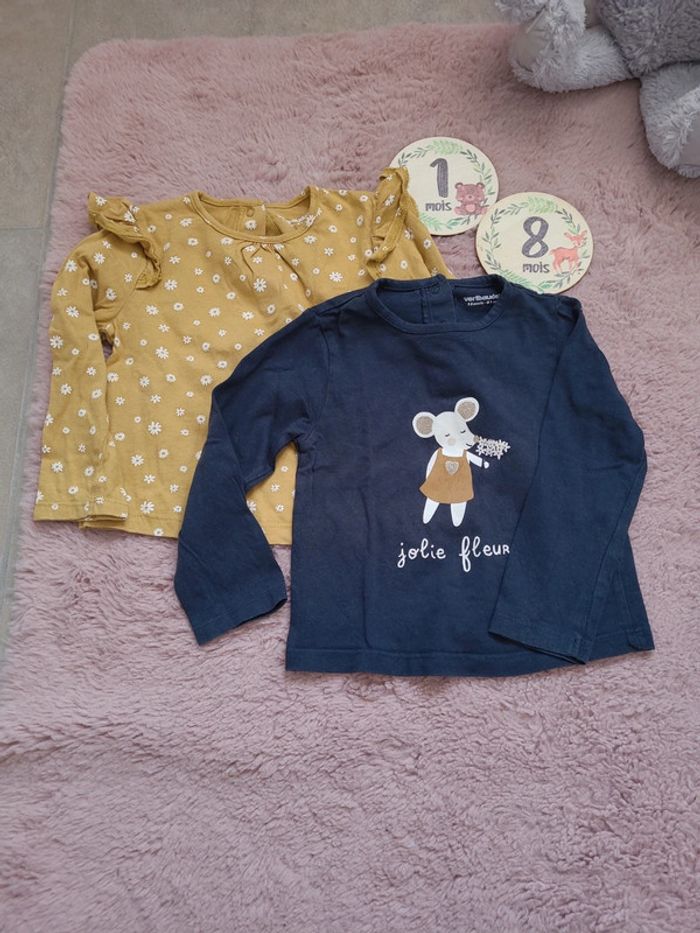 Lot de deux t-shirts 18 mois