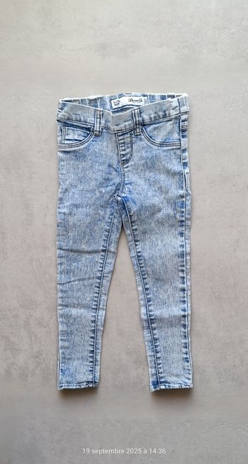 Jeans slim fille - 3/4 ans