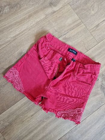 Short rouge 5 ans