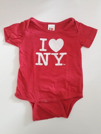 Body manches courtes I Love New York