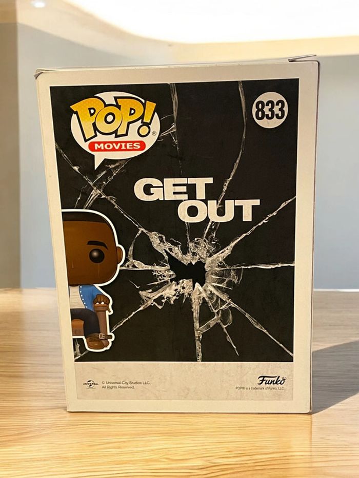 Figurine POP Movies Get Out 833 Chris Washington neuve non deboxee - photo numéro 3